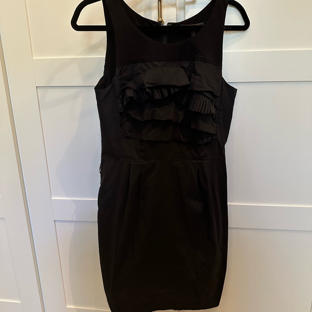 BCBG MaxAzria black sheath dress